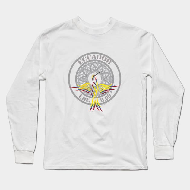 Ecuadorian Hummingbird Long Sleeve T-Shirt by leeloolook